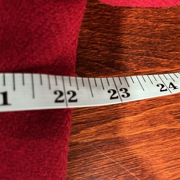 LL Bean Womens Blazer/Jacket 12R Red 70% Wool 30% Lambswool Quilted Lining EUC - Picture 11 of 13